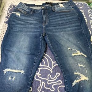 Judy Blue distressed jeans - women’s size 22